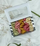 BLOOMING-5c – Exciting Gift, Self-Pamper Box – 5 Classic Silky Scrunchies