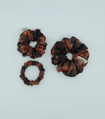 Black-Brown-Cotton-Triple-Scrunchie-Pack