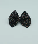 Black Cotton Bow Hair Tie 1