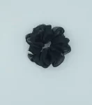 Black Organza Classic Scrunchie