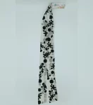 Black-White-Chiffon-Long-Hair-Ribbon