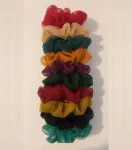 Bundle of 10 Organza Classic Scrunchies 2