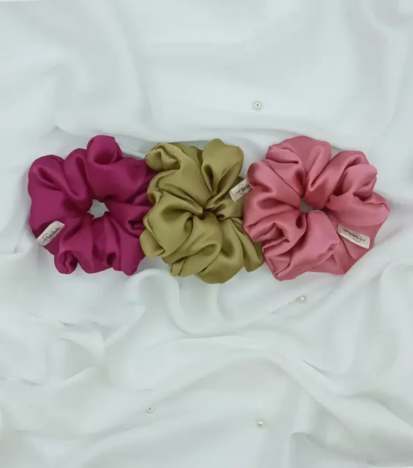 Bundle-of-3-Silky-Classic-Scrunchies-1