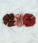 Bundle of 3 Silky Classic Scrunchies 2