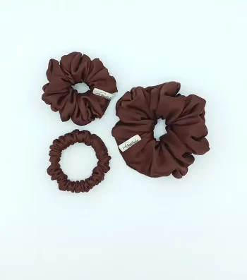 Dark-Brown-Silky-Triple-Scrunchie-Pack