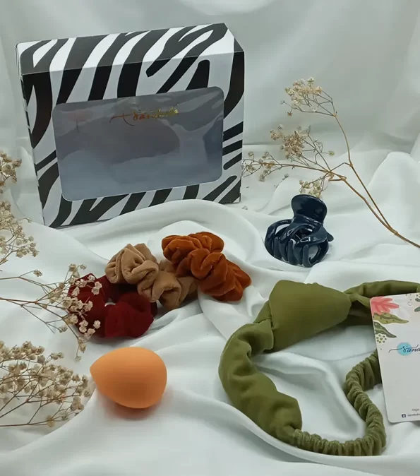 ELEGANCE-6 (All Velvet): Gift/Self-Care Box with 6 Exciting Items