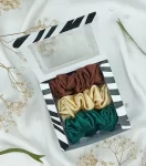 GRACEFUL-3s – Exciting Gift Box – 3 Small Silky Scrunchies