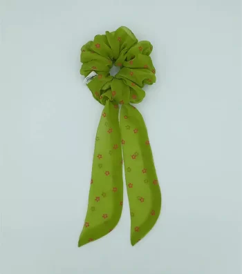 Green-Chiffon-Bow-Scrunchie