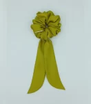 Green-Silky-Bow-Scrunchie