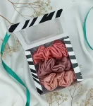 LOVELY-3s – Exciting Gift Box – 3 Small Silky Scrunchies