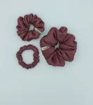 Lilac Silky Triple Scrunchie Pack