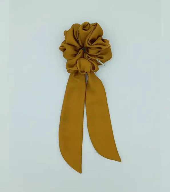 Mustard-Silky-Bow-Scrunchie