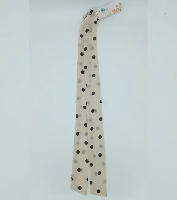 Off-White-Polka-Dot-Chiffon-Long-Hair-Ribbon