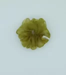 Olive-Green-Organza-Classic-Scrunchie