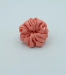 Peach Silky Rose Hair Tie