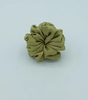 Pistachio-Green-Silky-Rose-Hair-Tie