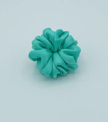 Sea-Green-Silky-Rose-Hair-Tie
