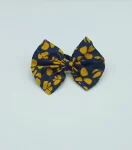 Yellow-Cotton-Bow-Hair-Tie