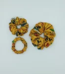 Yellow-Cotton-Triple-Scrunchie-Pack